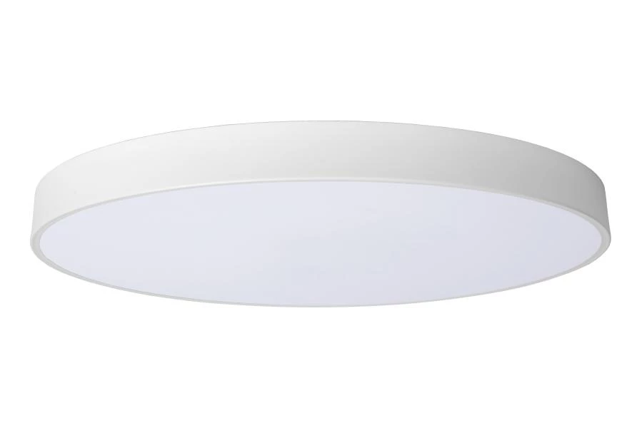 Lucide UNAR - Lámpara de techo - Ø 60 cm - LED Regul. - 1x60W 2700K - 3 StepDim - Blanco - UIT